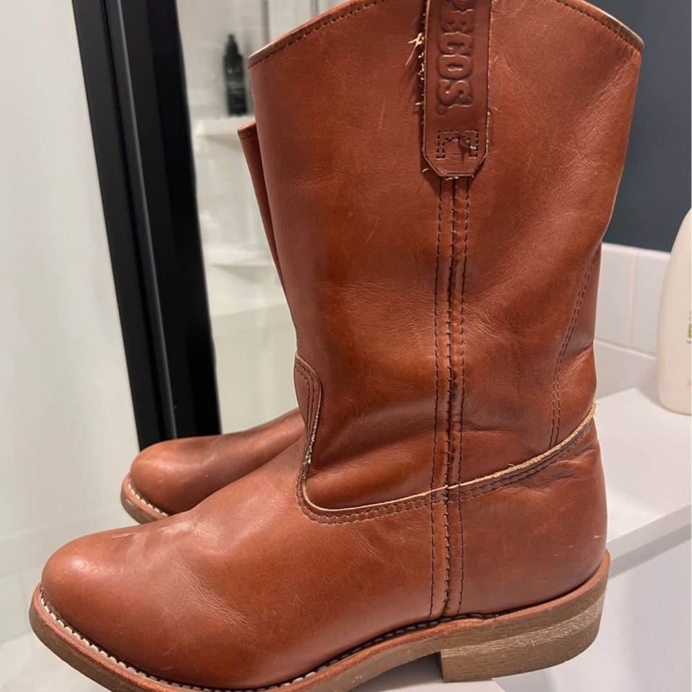 Red Wing Shoes brown Leather Boots